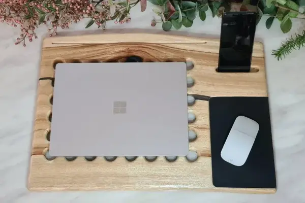 Blue Grey Computer Board